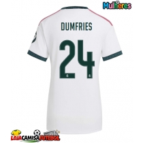 Camisa de Futebol Real Madrid Denzel Dumfries #24 Equipamento Principal Mulheres 2026-27 Manga Curta